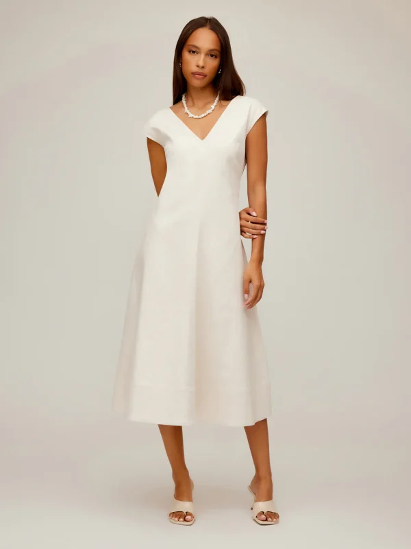 Lilia A-Line Midi Dress