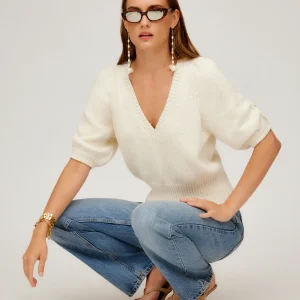 Bennet Shirred Sleeve Sweater
