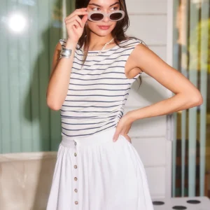 Tasha Side-Shirred Top